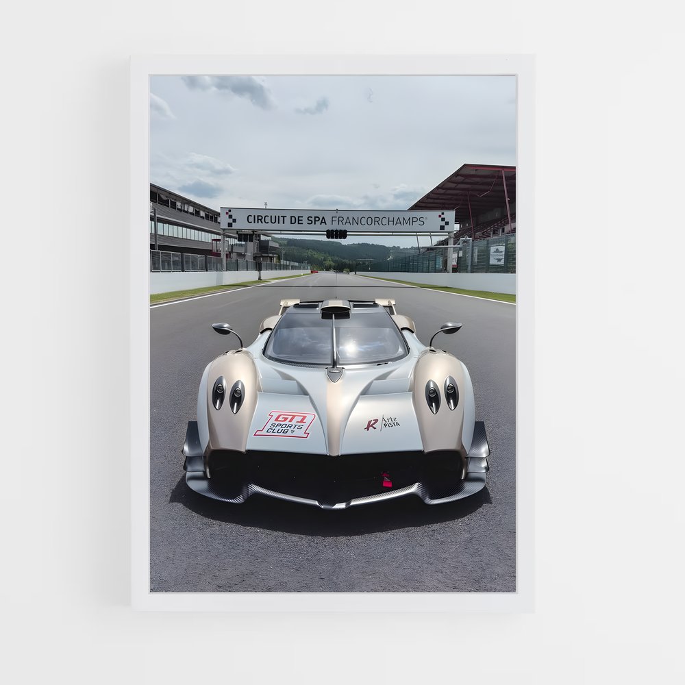 Poster Huayra R Evolution – affiche Pagani (vue 3)